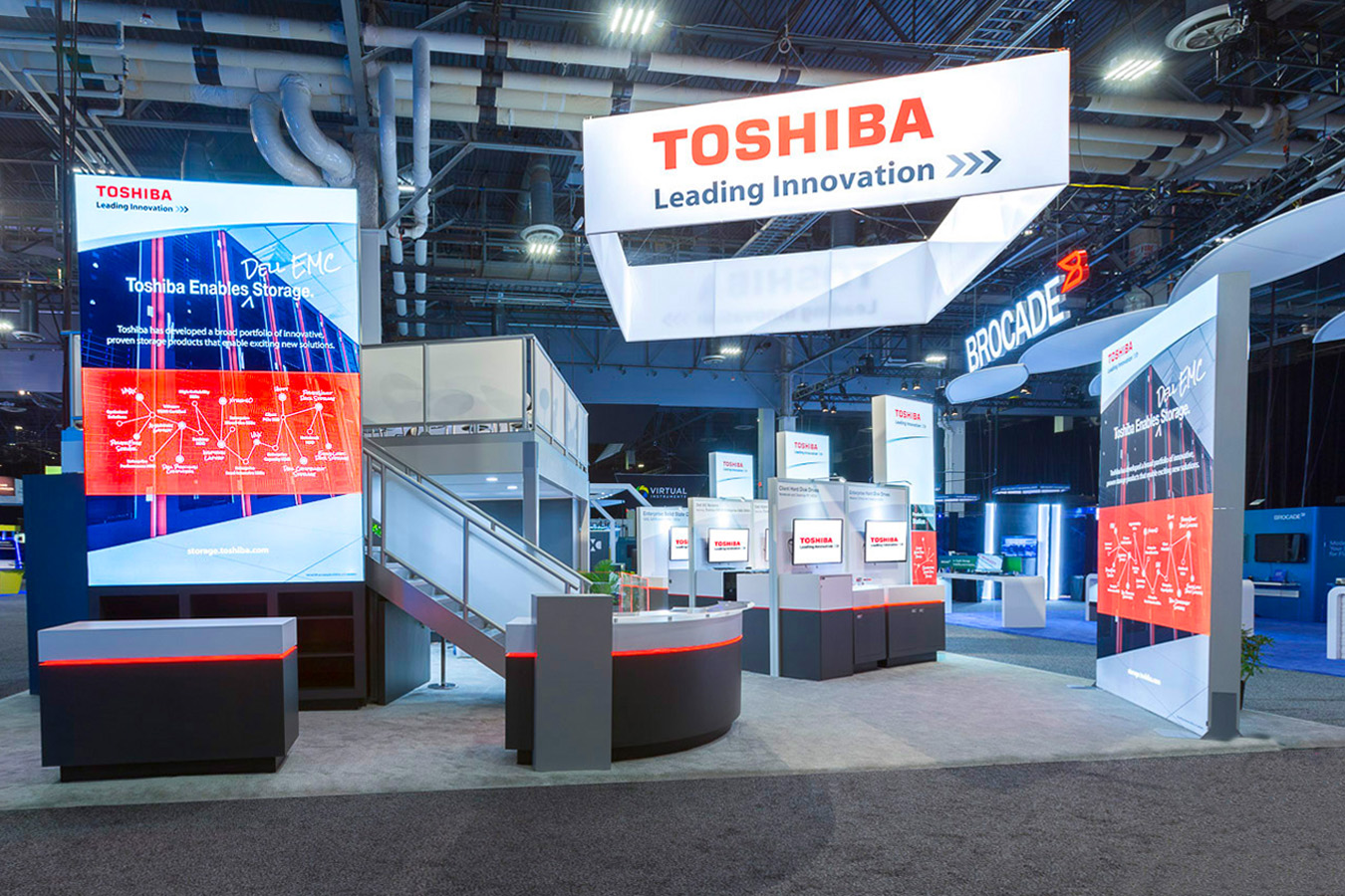 Toshiba MA 2-story booth